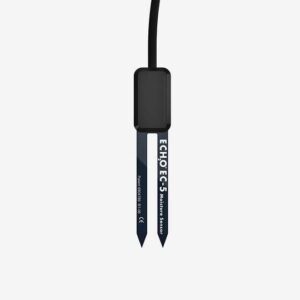 A photograph of the ECH20 EC-5 soil moisture sensor