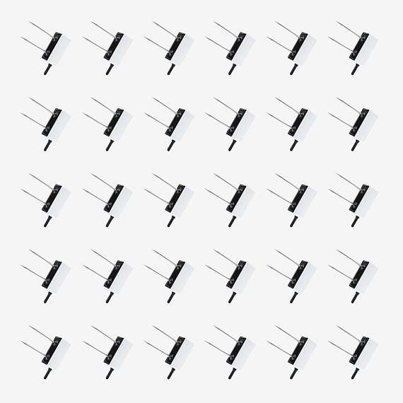 A repeating image of a TEROS 10 soil moisture sensor in a grid pattern that fills the whole image