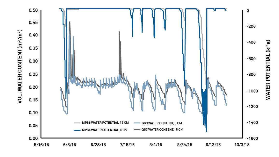 Water Content and Water Potential Data