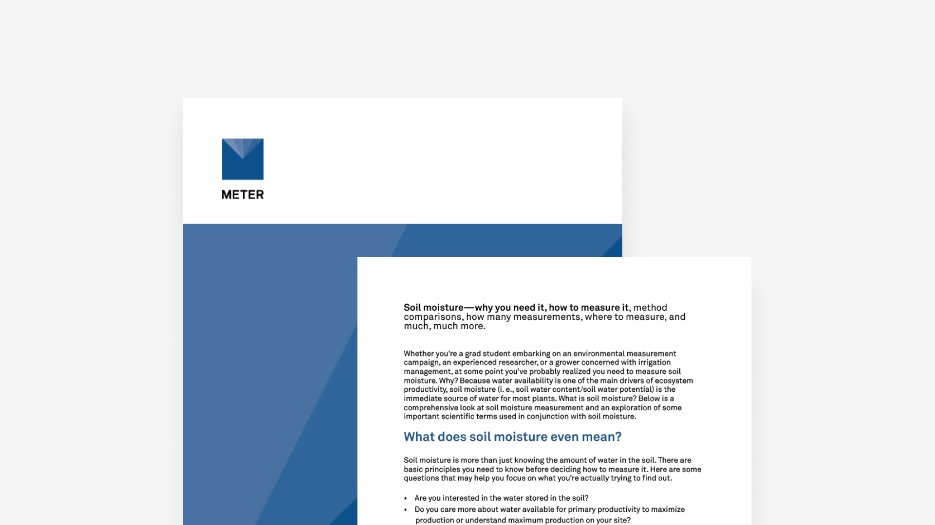 Measurement insights